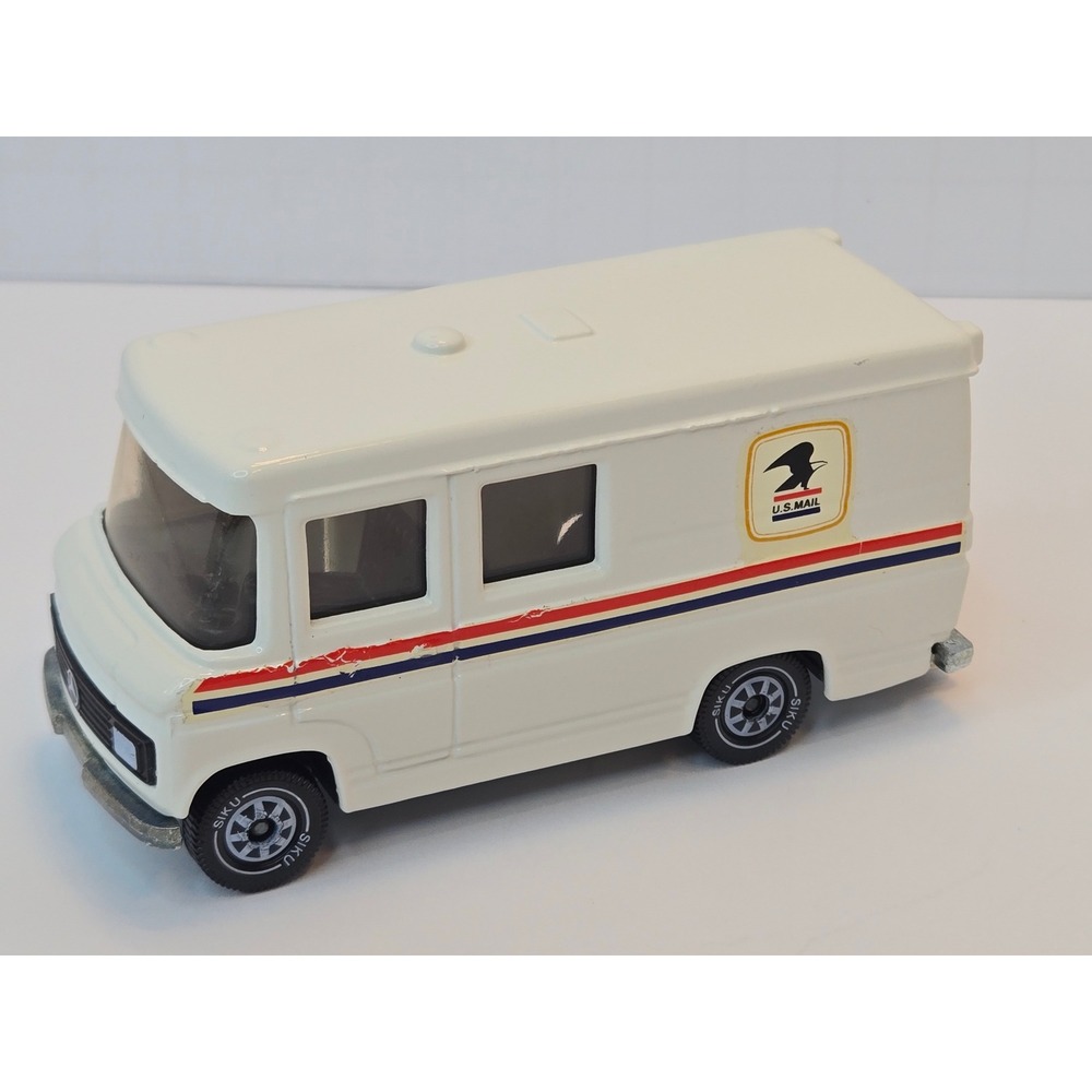 Siku 1911 Mercedes Benz L 406 D US Mail Van‎ Diecast White West Germany Vintage